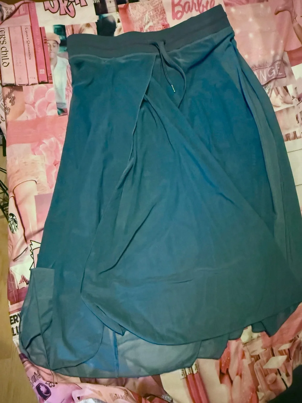HALARA Teal Blue Athletic Skort with Built-in Shorts - Picture 2 of 4